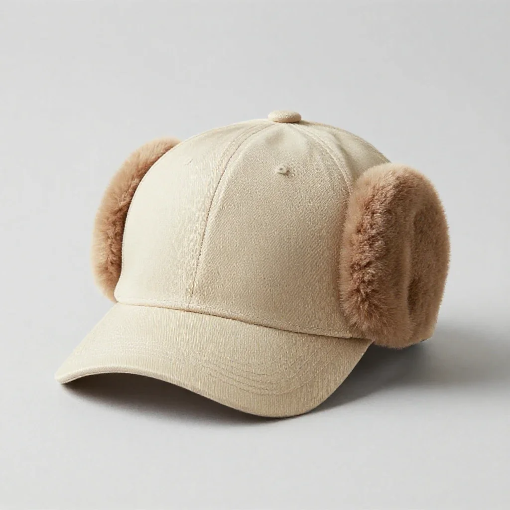 Earflap isolated on a white background