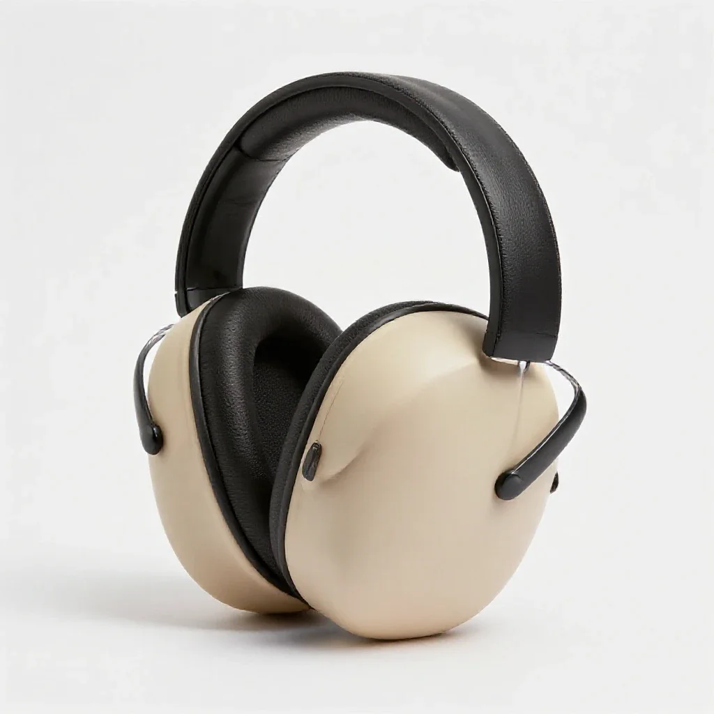 Earmuff isolated on a white background