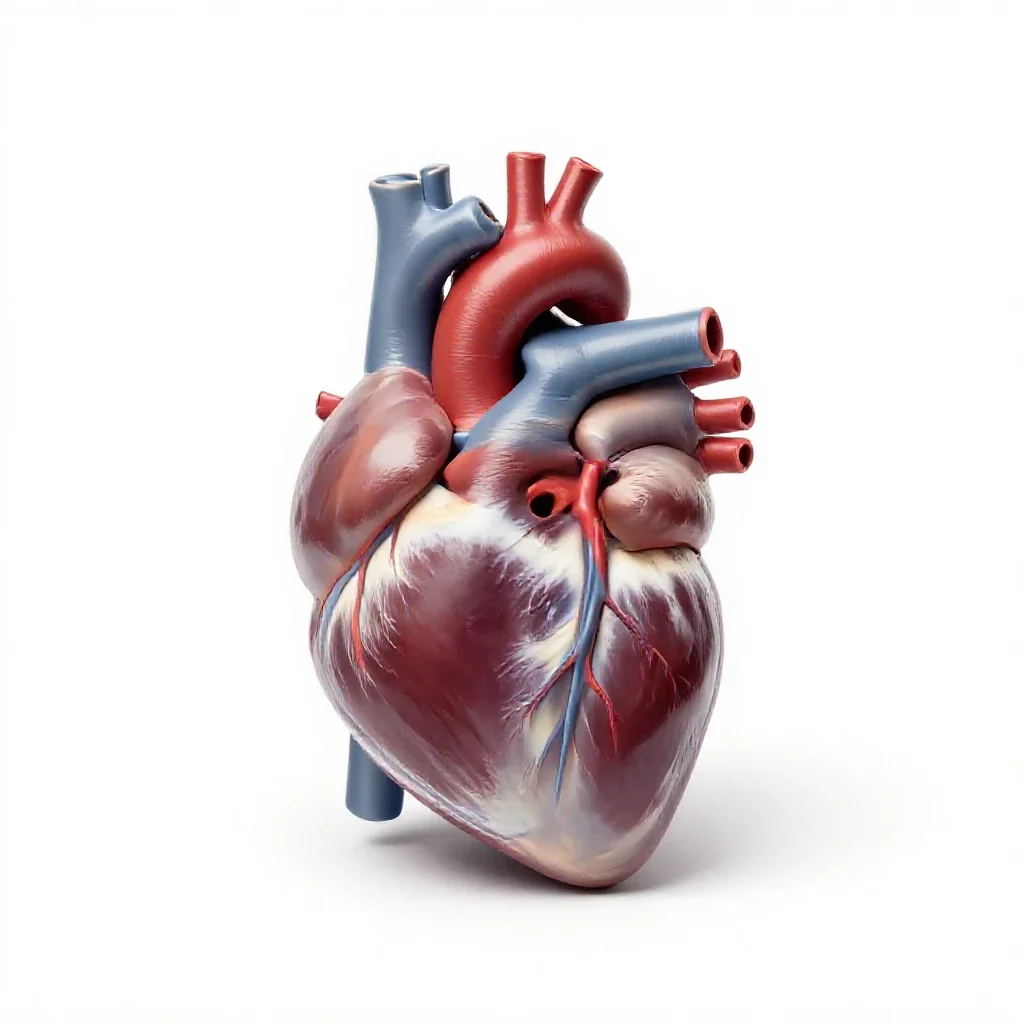 Echocardiograph isolated on a white background