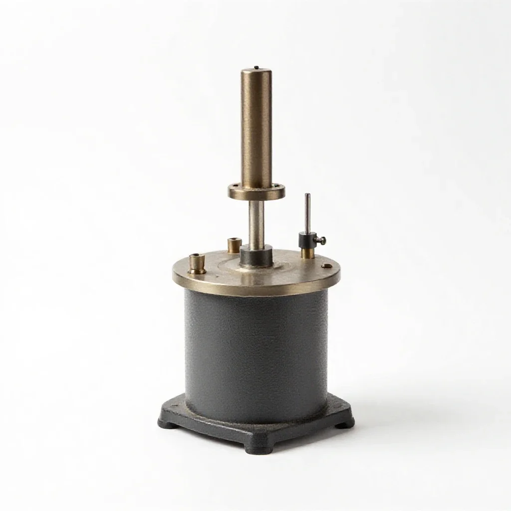 Electrolytic cell isolated on a white background