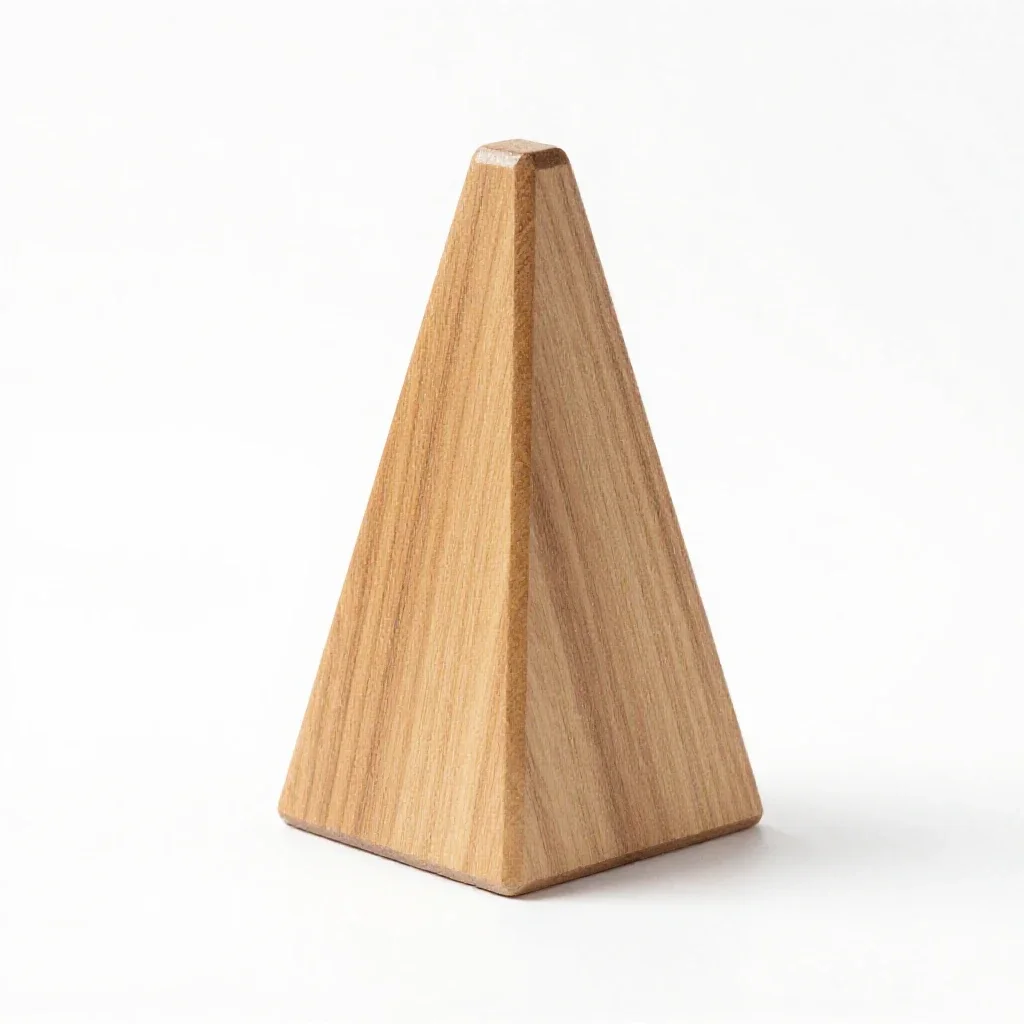 Erecting prism isolated on a white background