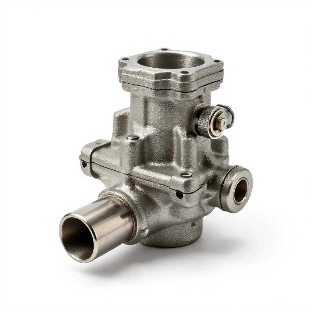 Exhaust valve isolated on a white background