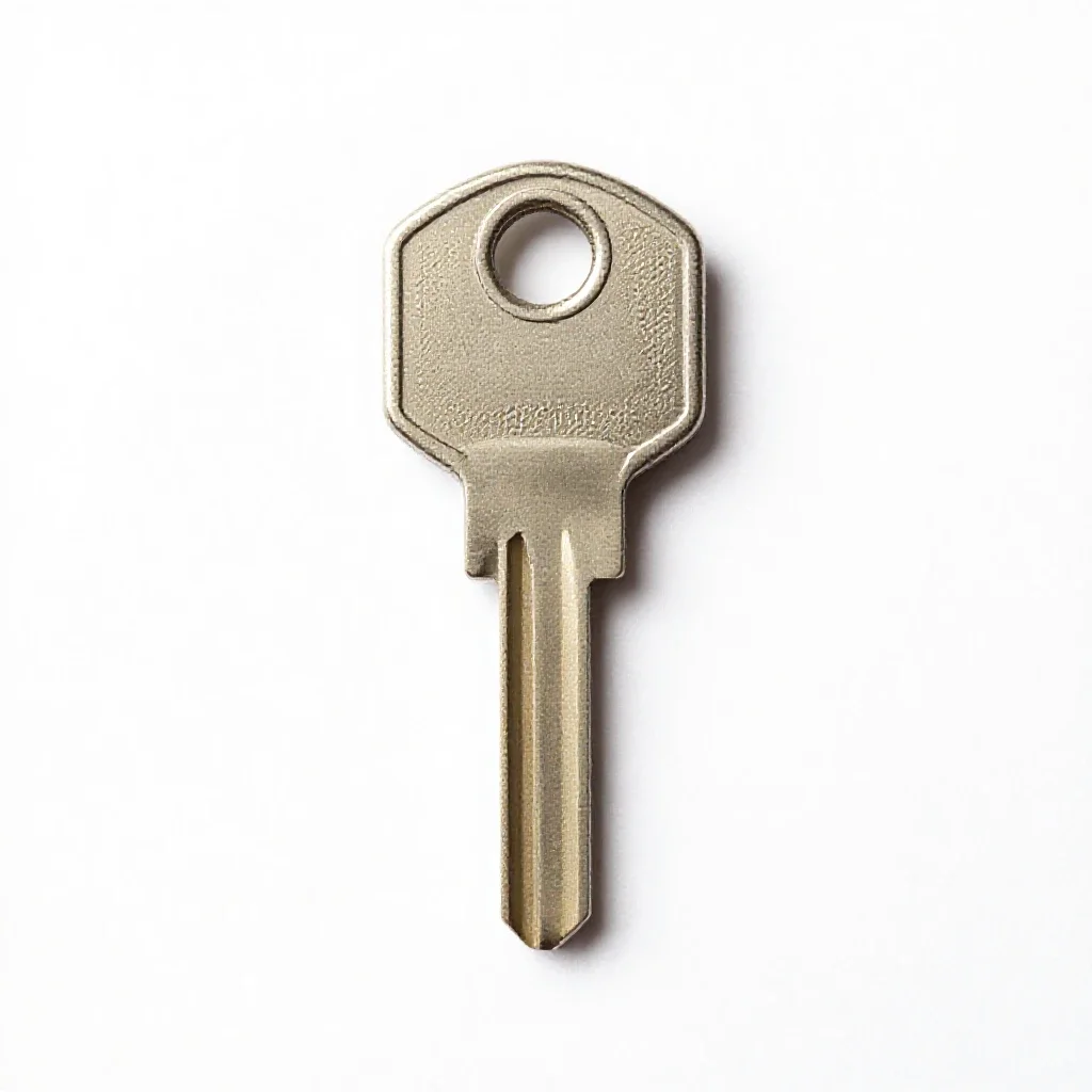 Ignition key isolated on a white background