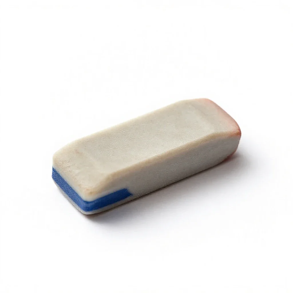 Ink eraser isolated on a white background