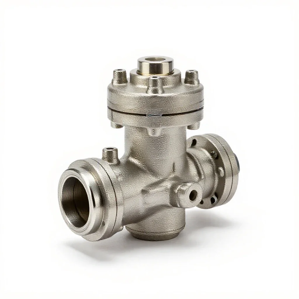 Intake valve isolated on a white background