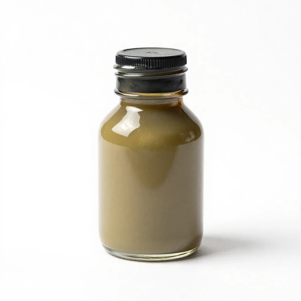 Oil paint isolated on a white background