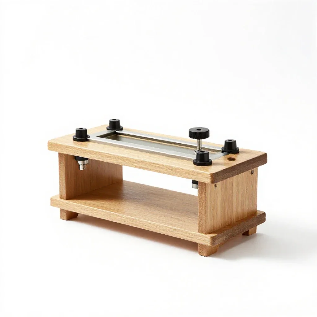 Optical bench isolated on a white background