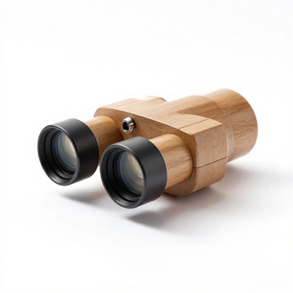 Optical instrument isolated on a white background