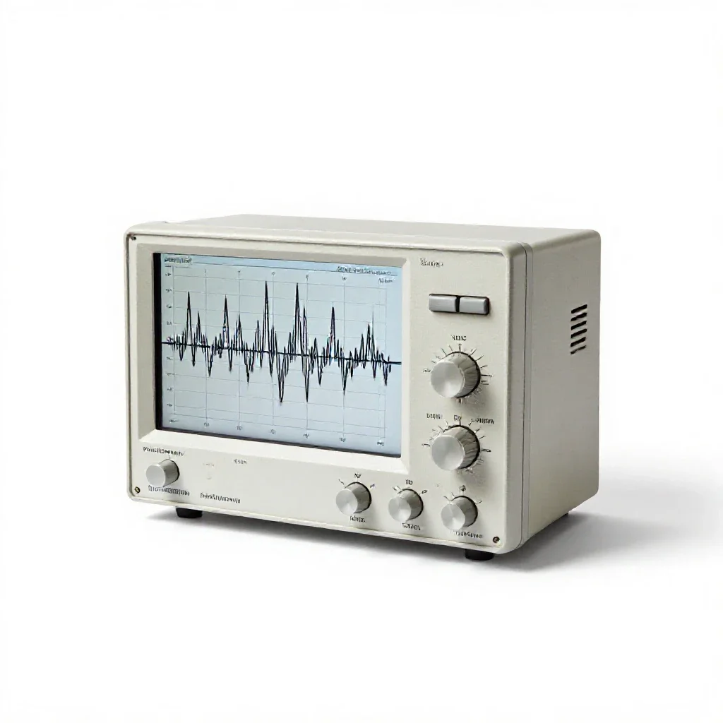 Oscillograph isolated on a white background