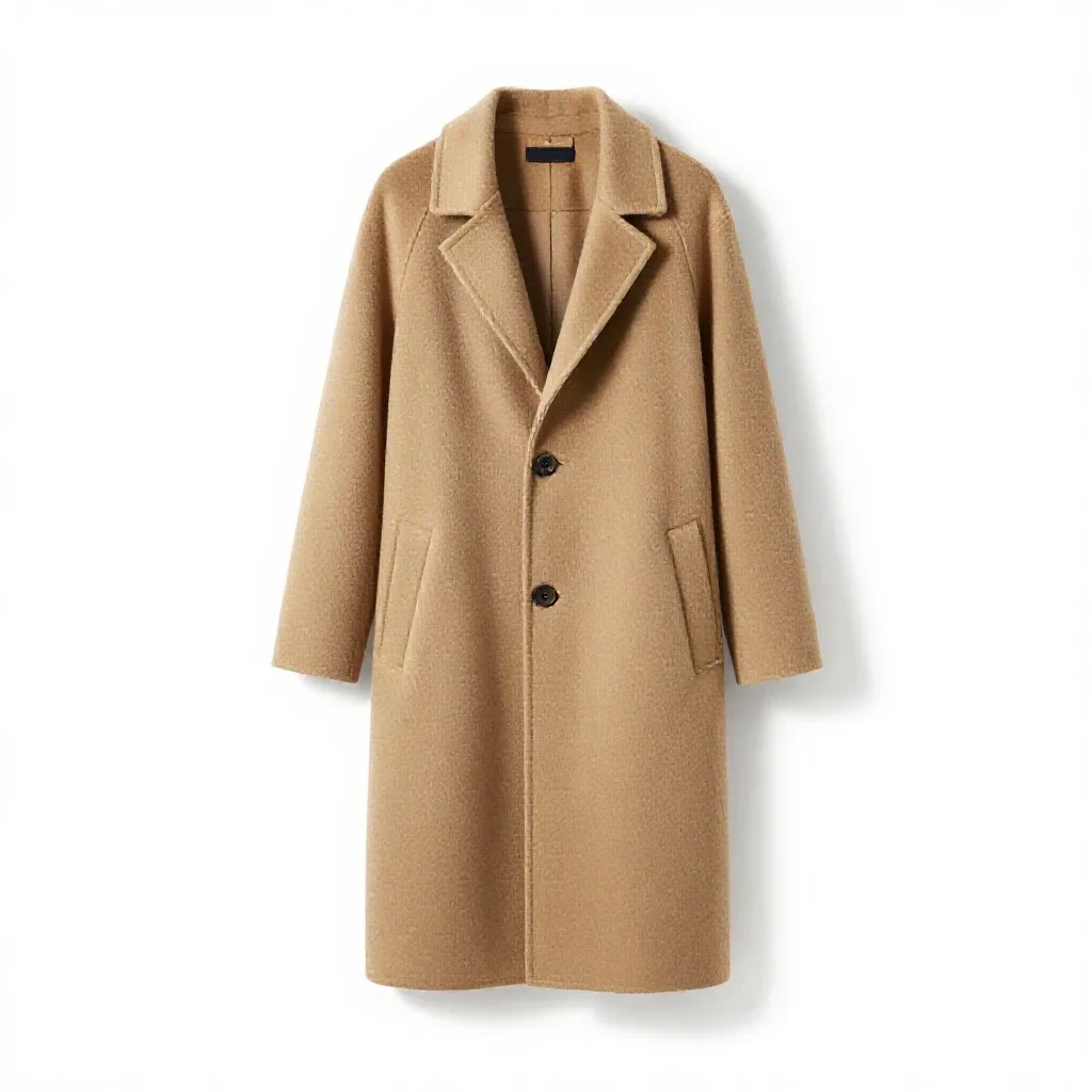 Overcoat isolated on a white background