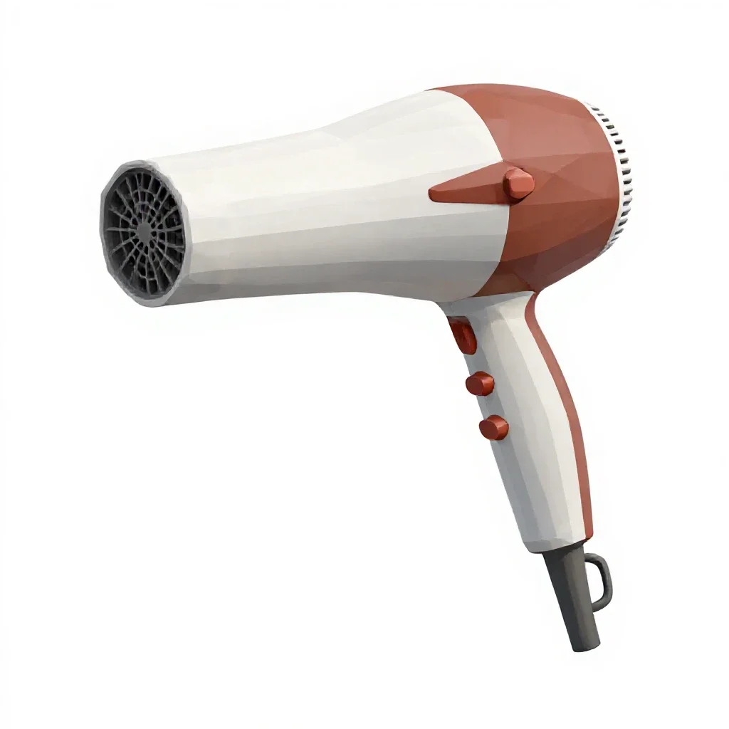 Hair dryer isolated on a white background