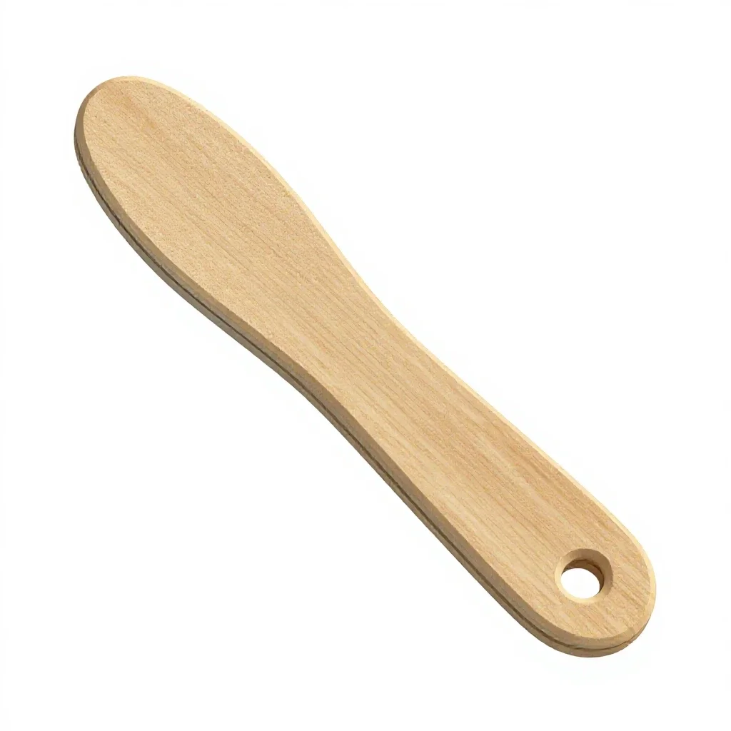 Tongue scraper isolated on a white background