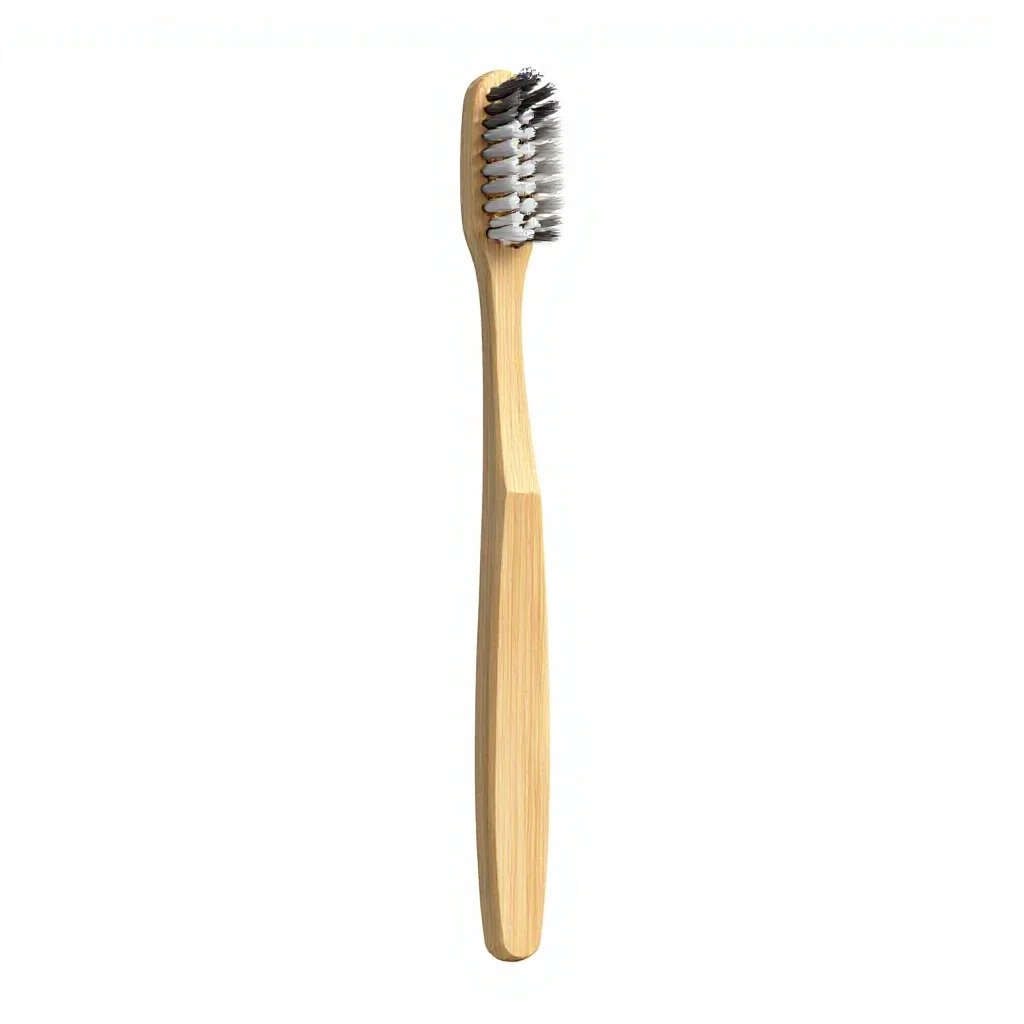 Toothbrush in a holder isolated on a white background