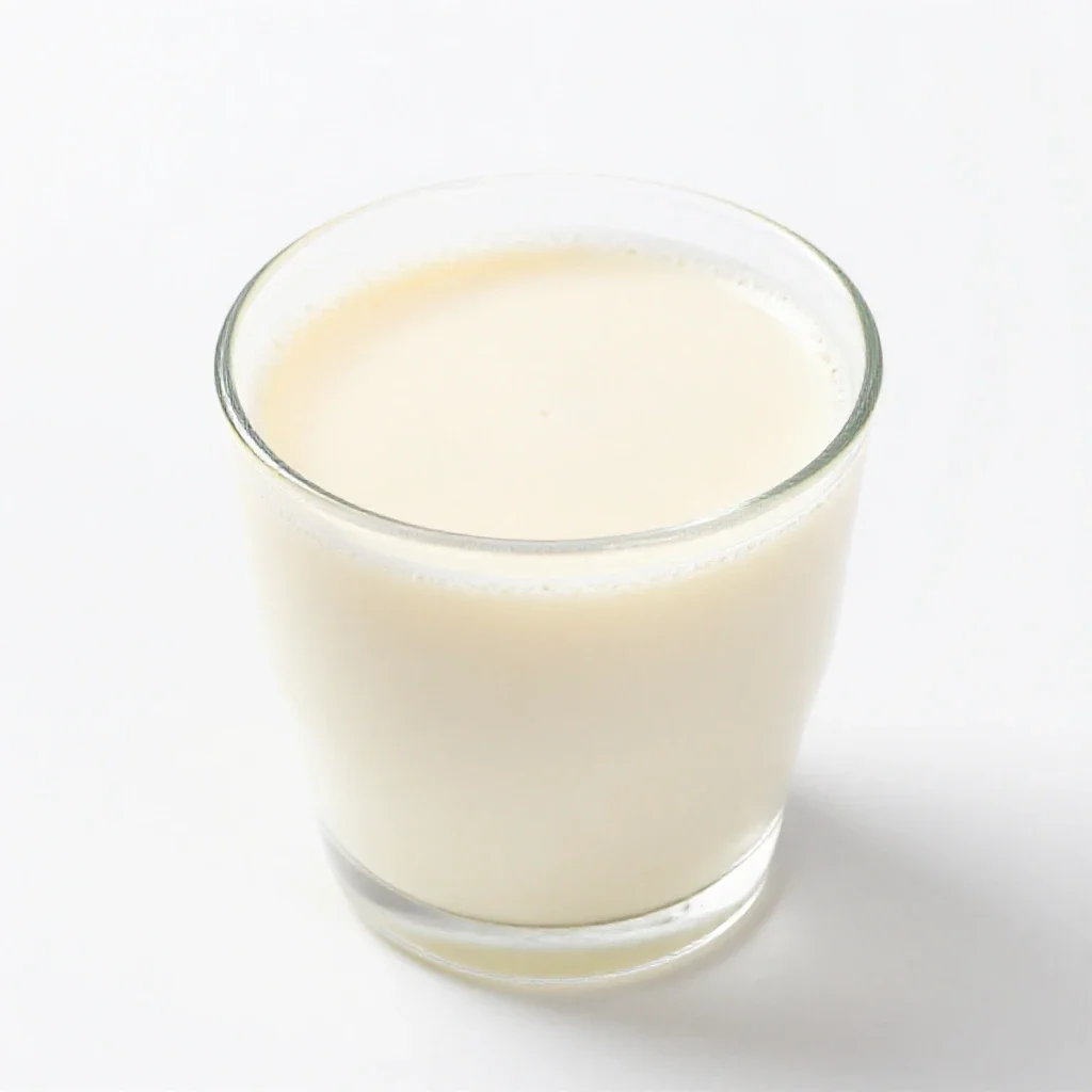 Lassi with cardamom isolated on a white background