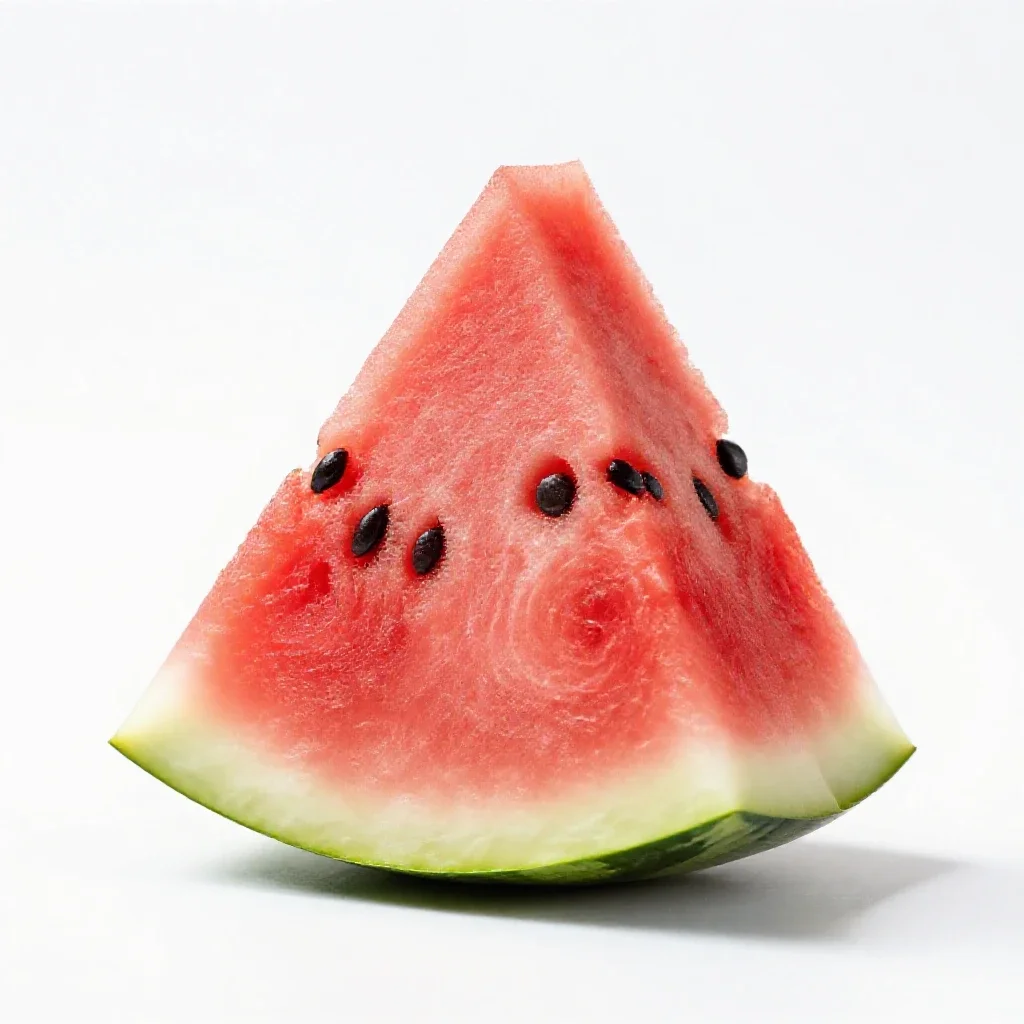 Watermelon agua fresca isolated on a white background