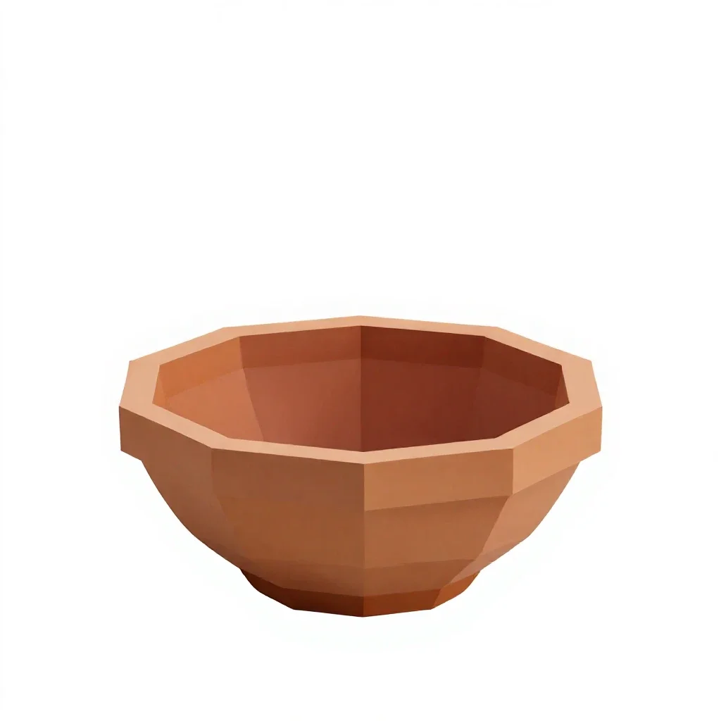 Diya oil lamp isolated on a white background