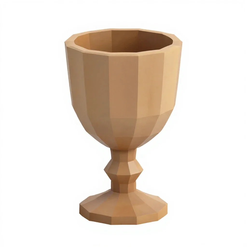 Kiddush cup isolated on a white background