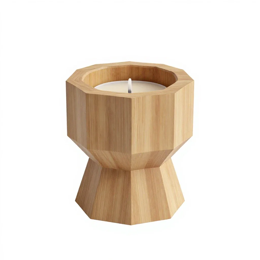 Ofrenda candle holder isolated on a white background