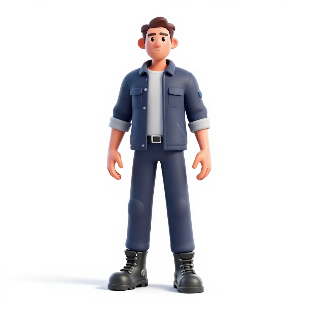 Void salvager with mag boots isolated on a white background