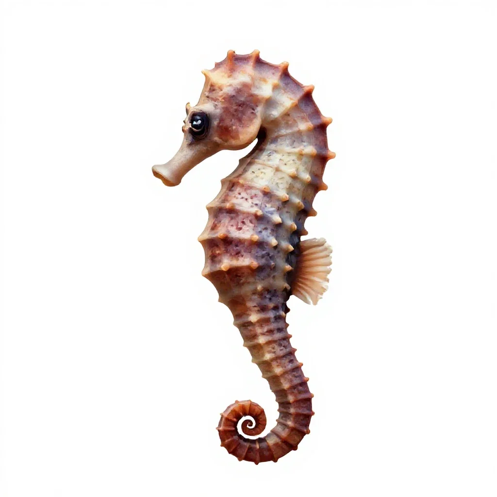 Seahorse isolated on a white background