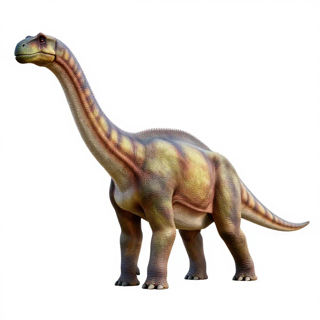Diplodocus isolated on a white background