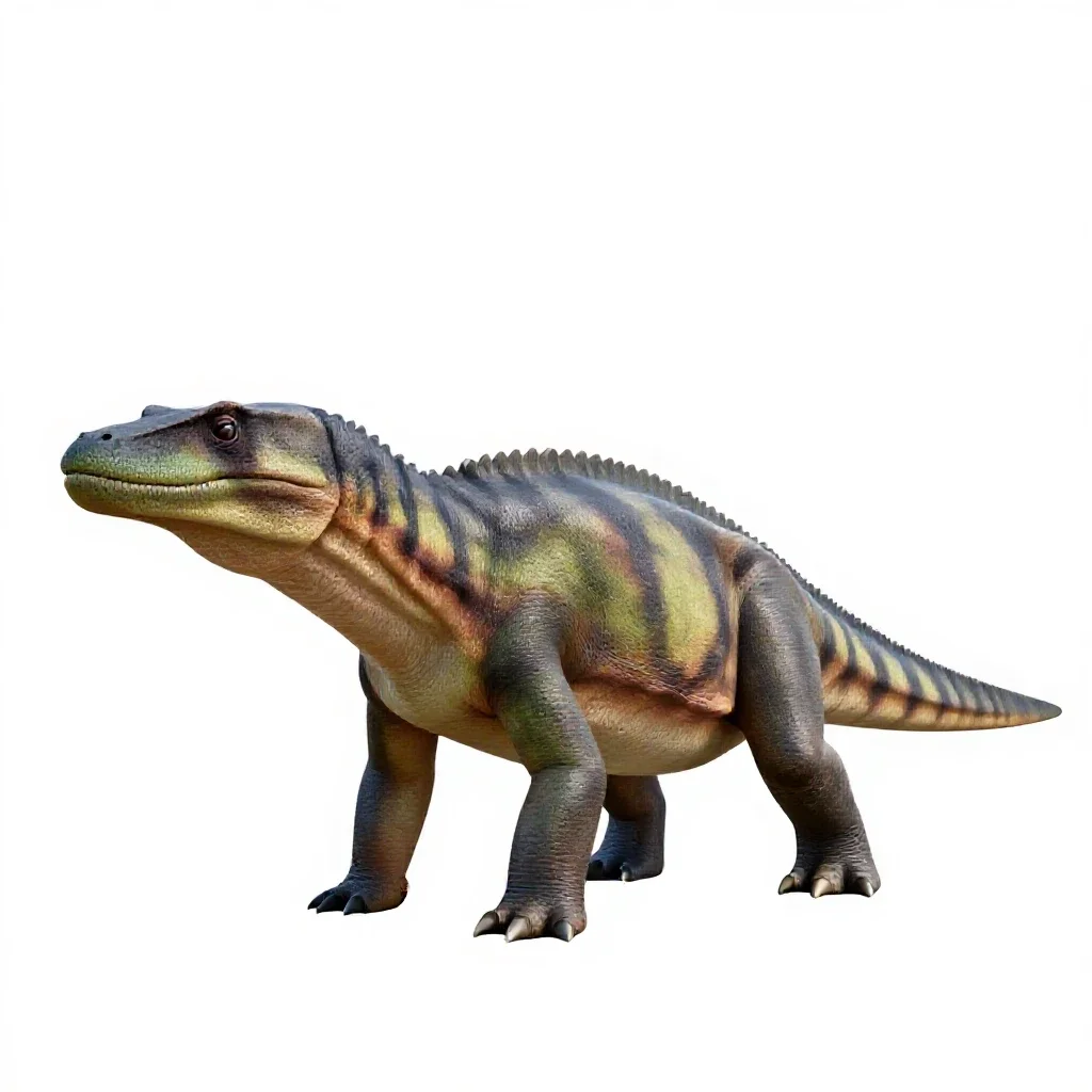 Mosasaurus isolated on a white background