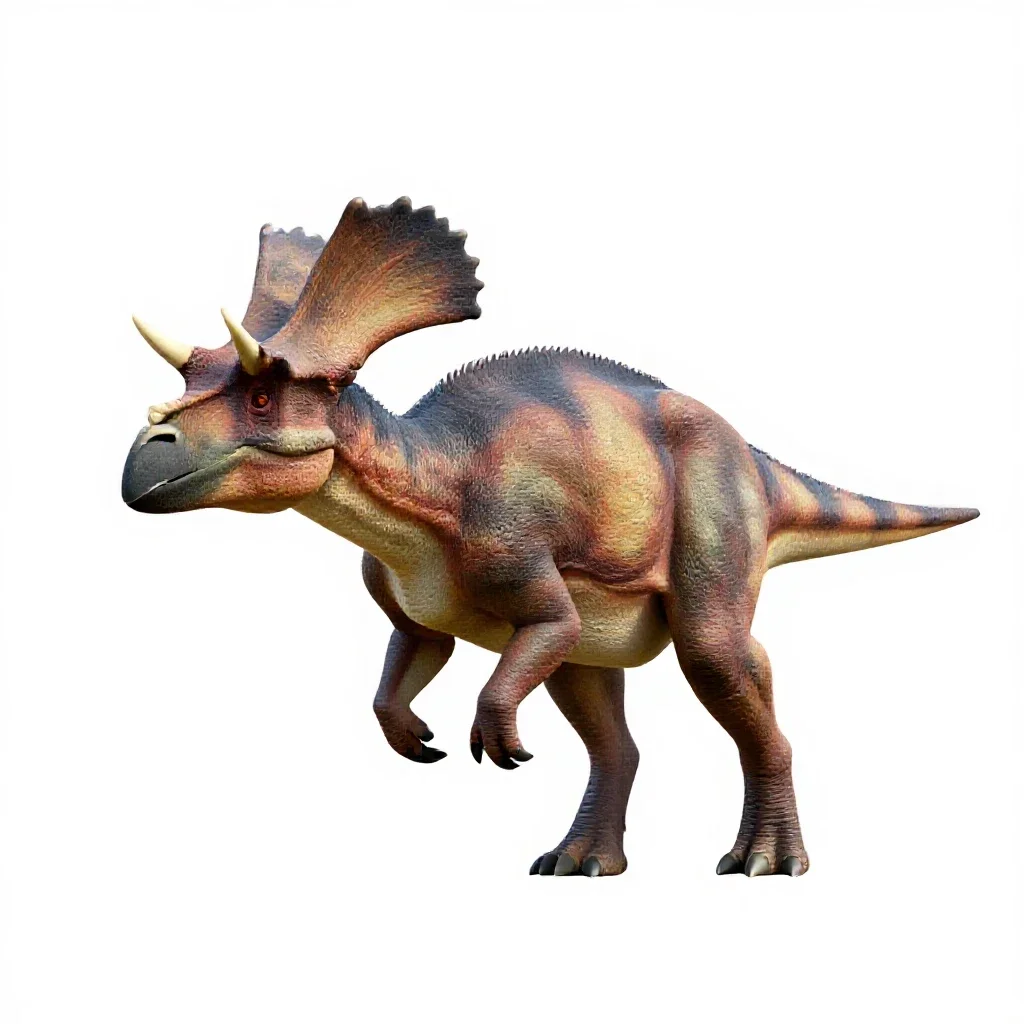 Parasaurolophus isolated on a white background