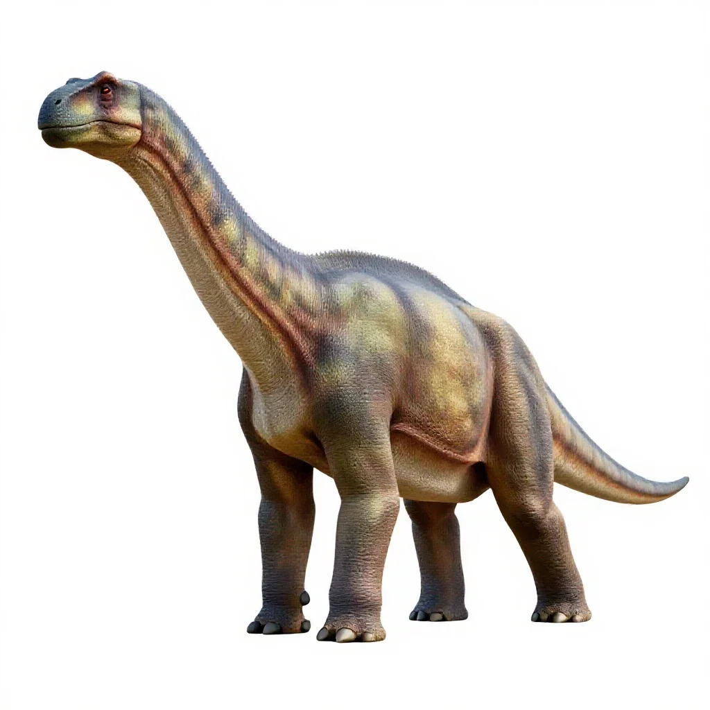 Argentinosaurus isolated on a white background