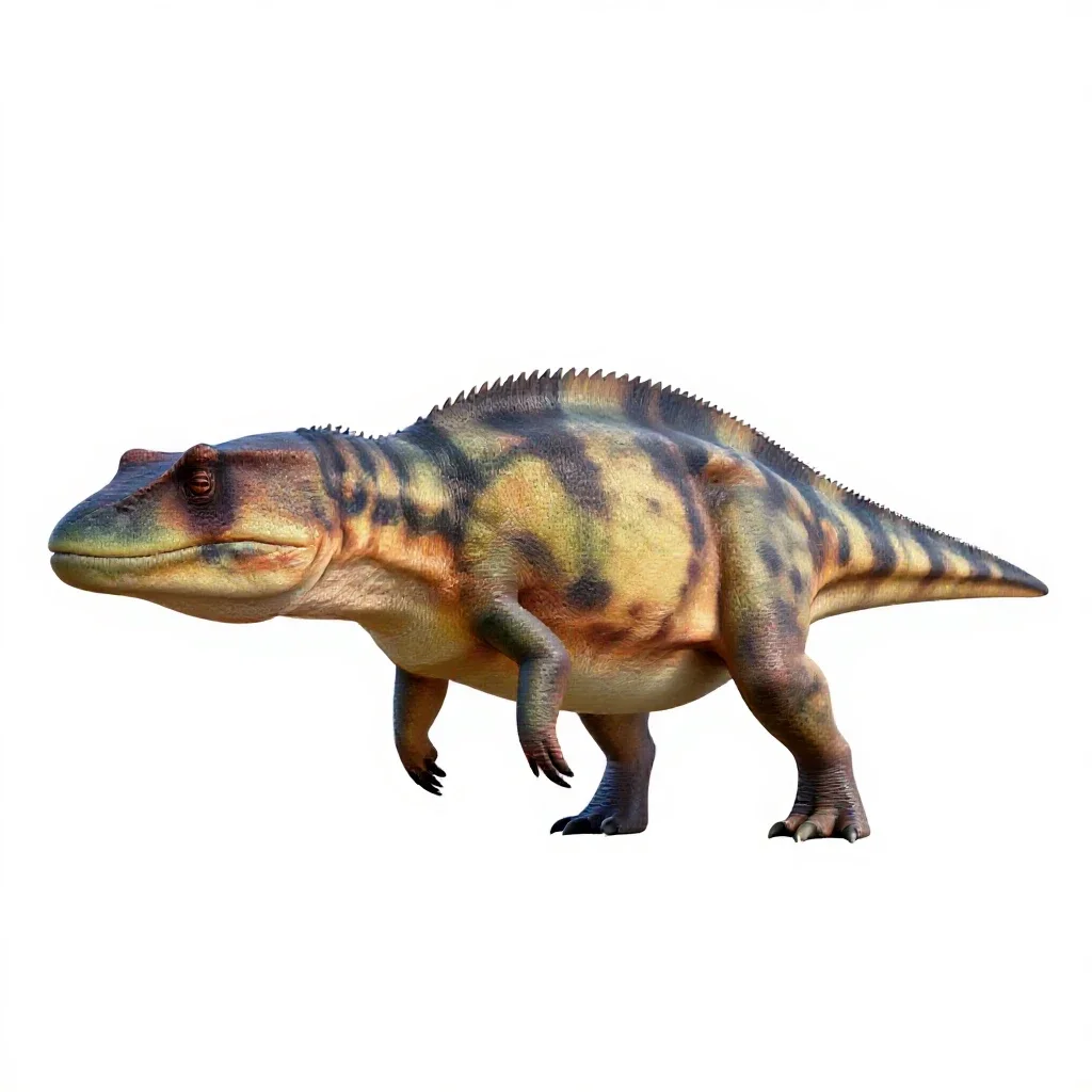 Ichthyosaur isolated on a white background