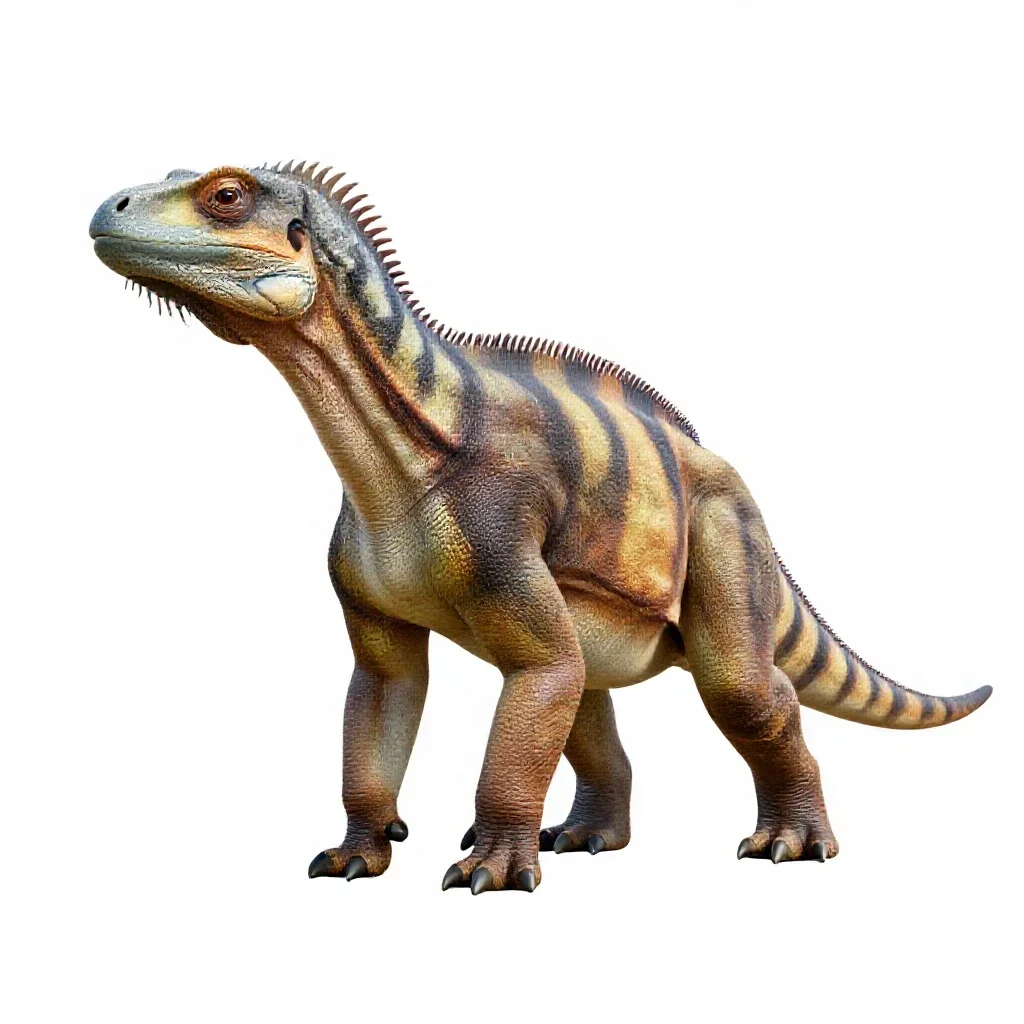 Iguanodon isolated on a white background
