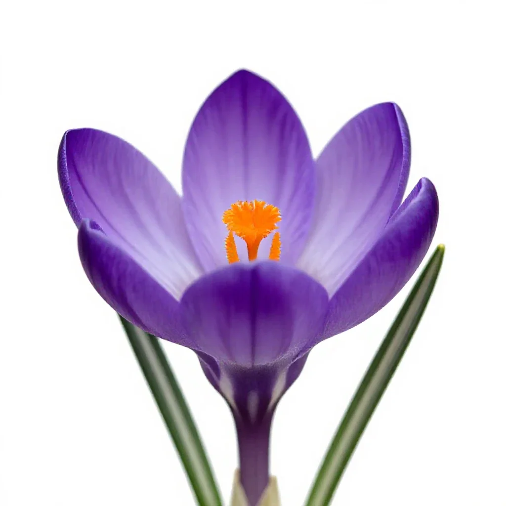 Crocus isolated on a white background