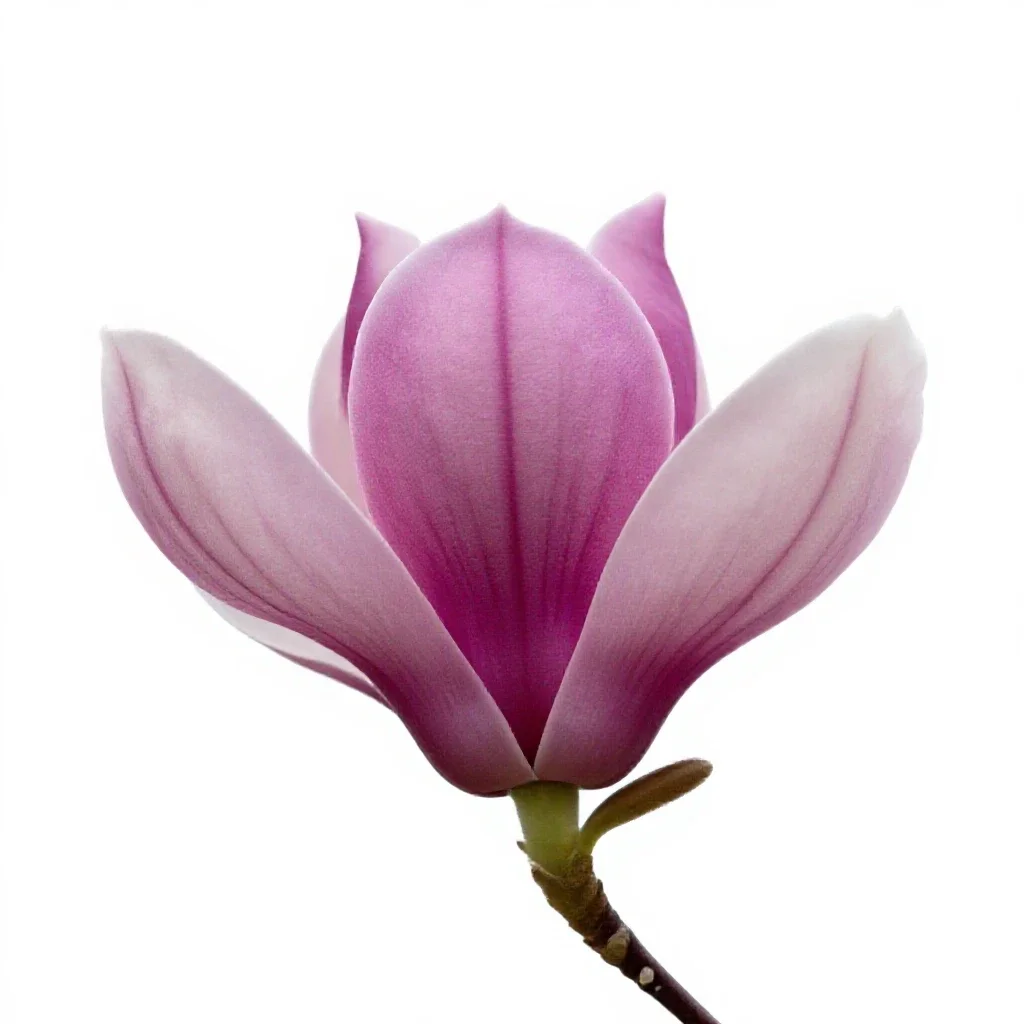 Magnolia flower isolated on a white background