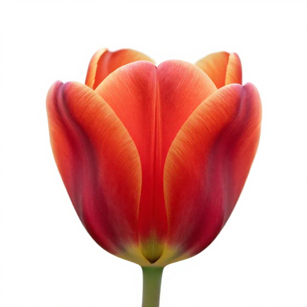 Tulip isolated on a white background