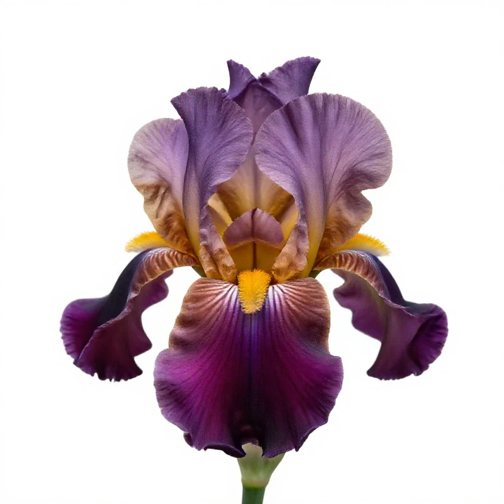 Iris isolated on a white background