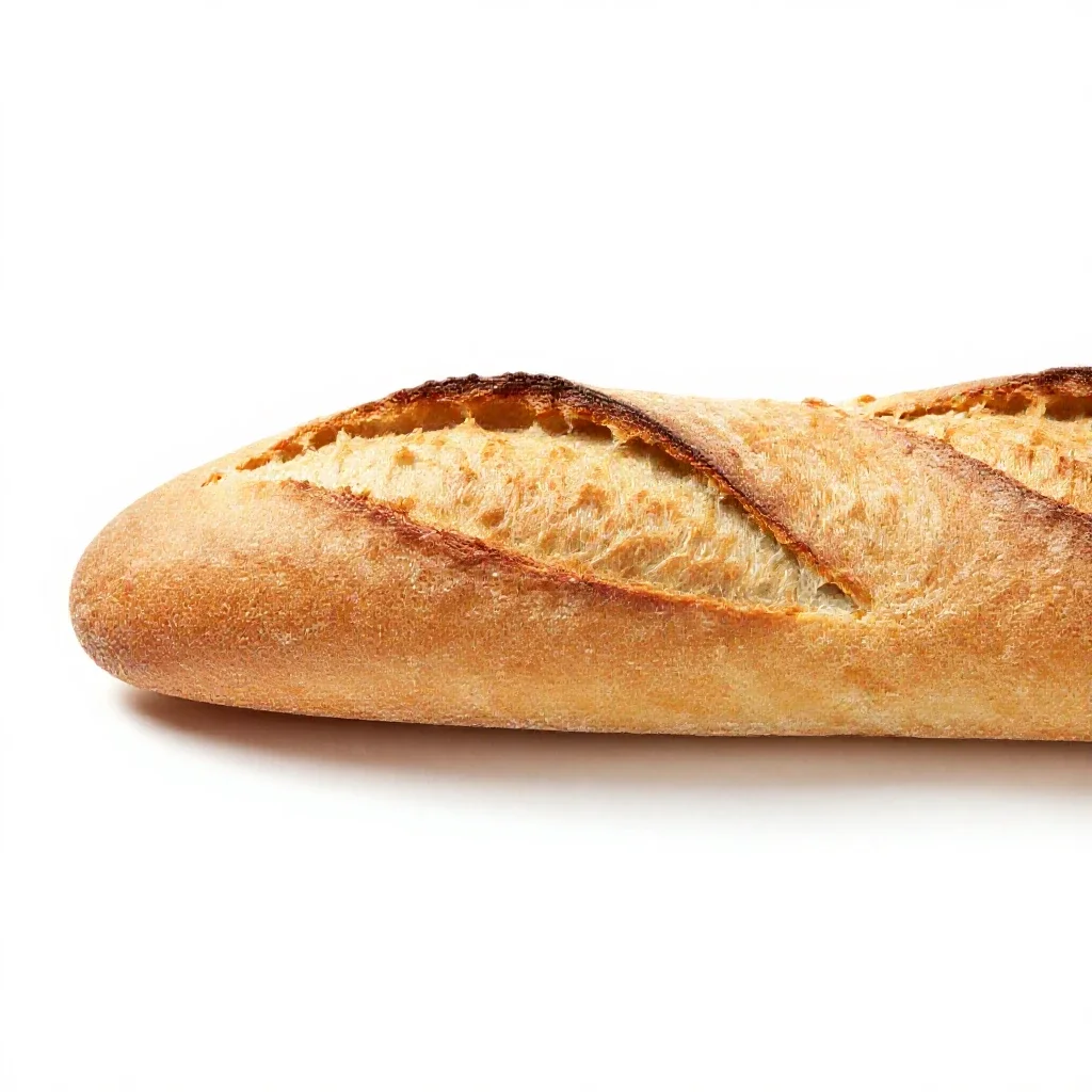 Baguette isolated on a white background