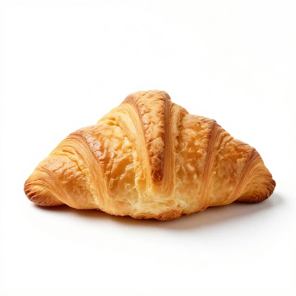 Croissant isolated on a white background