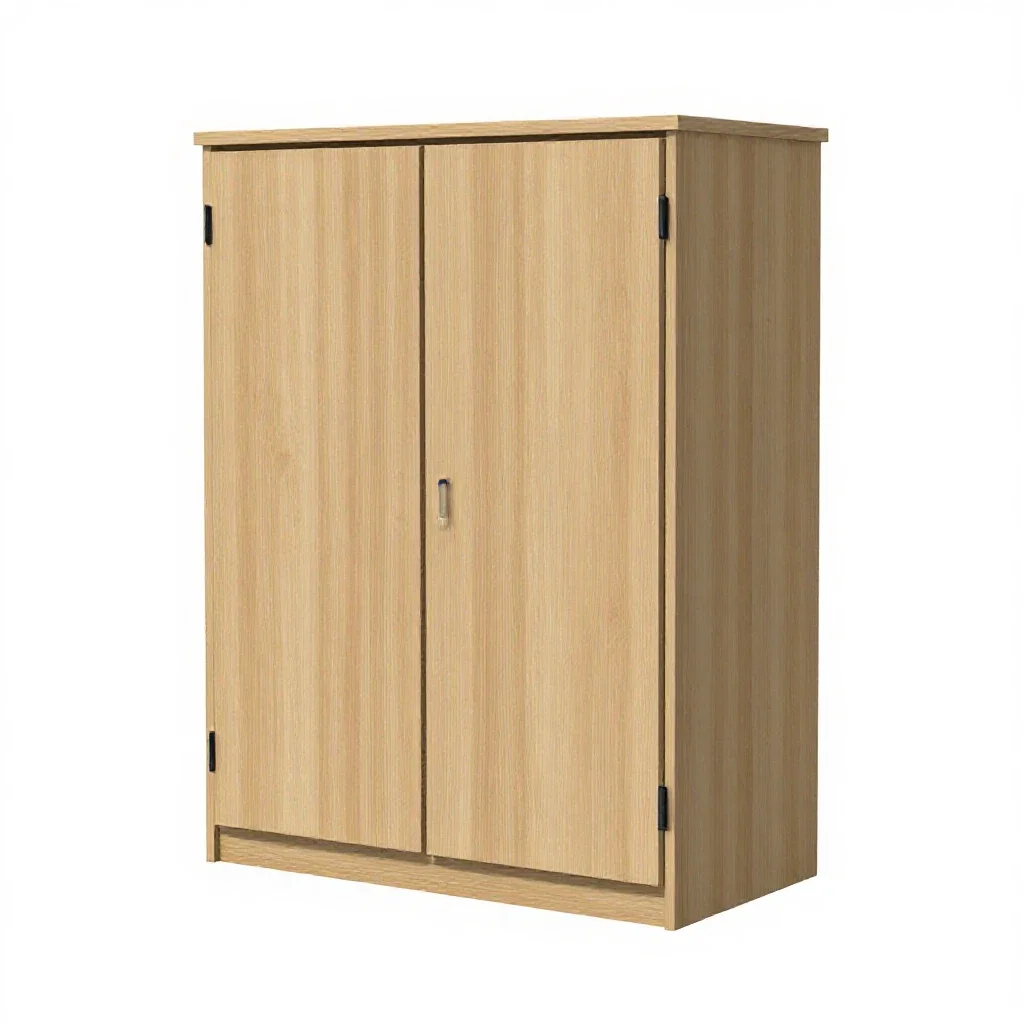Battery storage cabinet isolated on a white background