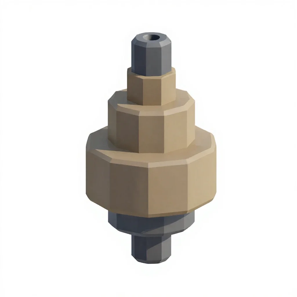 Industrial float switch isolated on a white background
