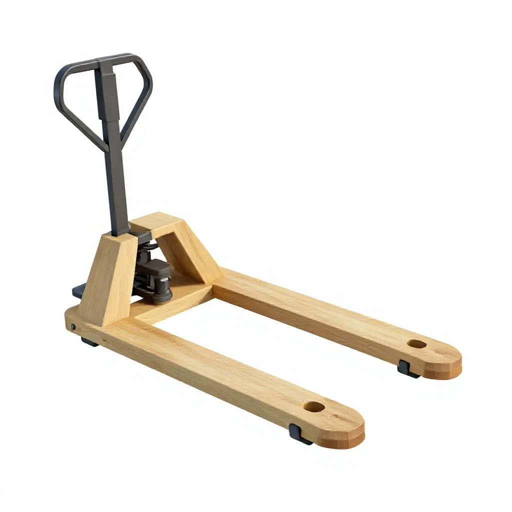 Pallet jack isolated on a white background