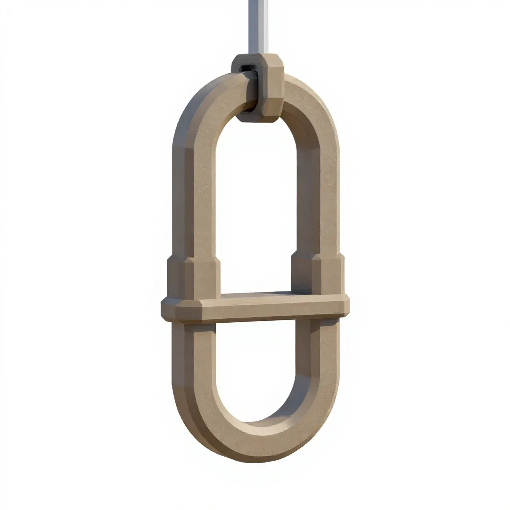 Scaffolding coupler isolated on a white background
