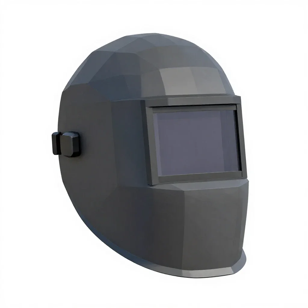 Welding helmet isolated on a white background