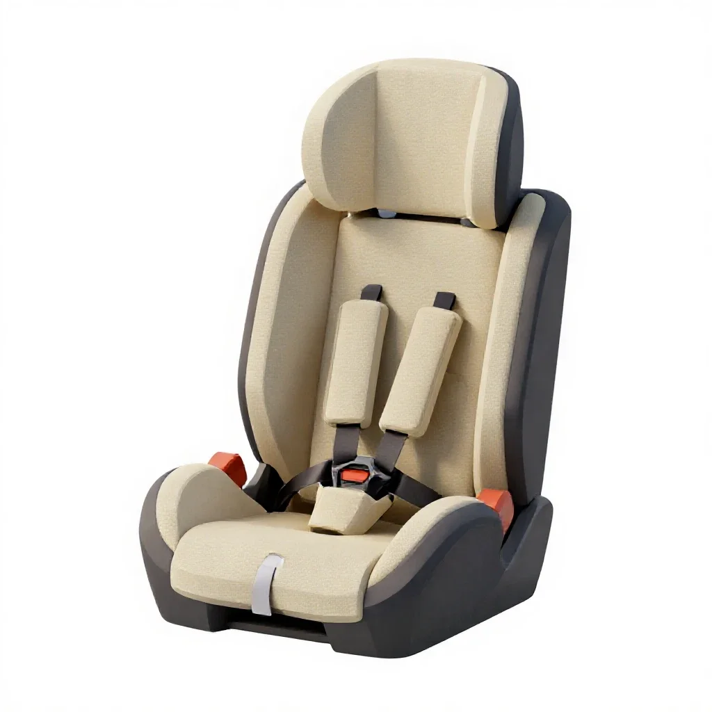 Car seat isolated on a white background