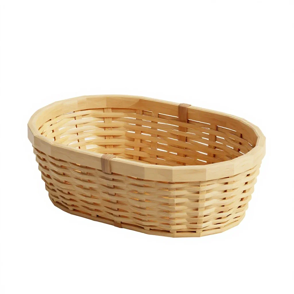 Moses basket isolated on a white background