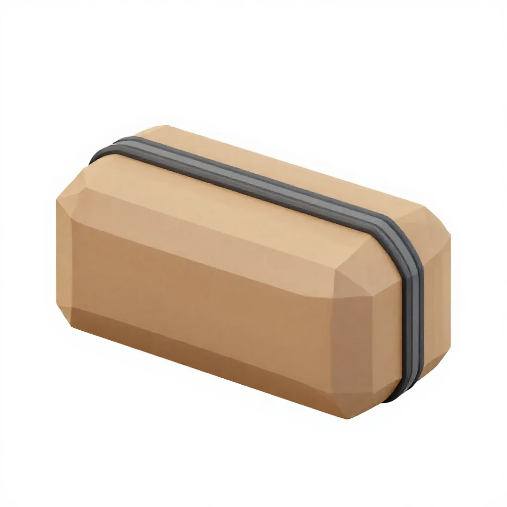 Pencil case isolated on a white background