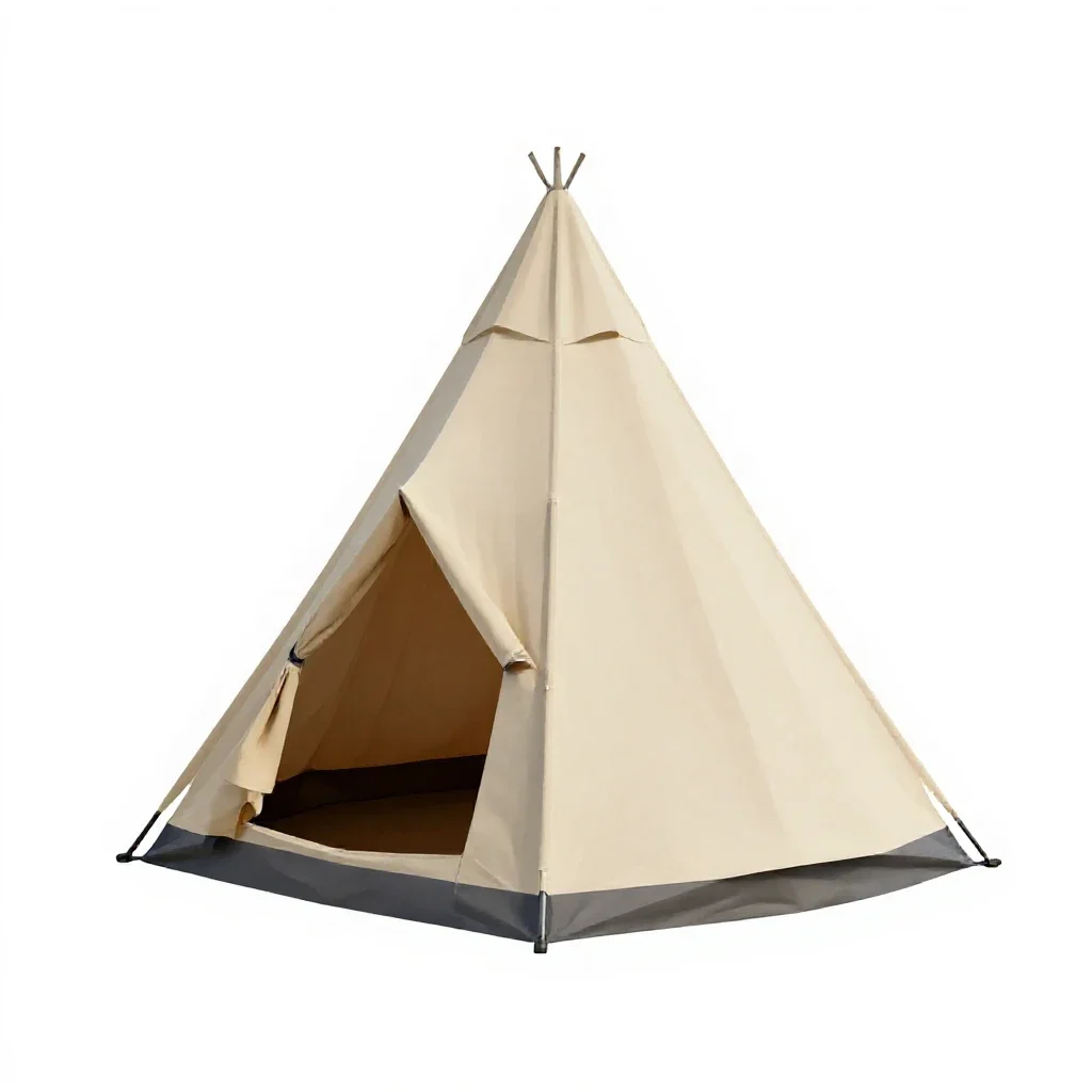 Reading tent isolated on a white background