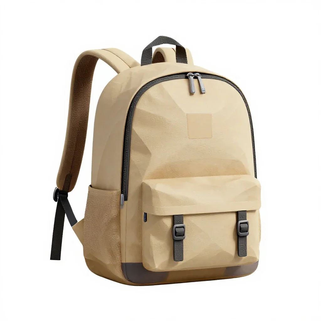 School backpack isolated on a white background