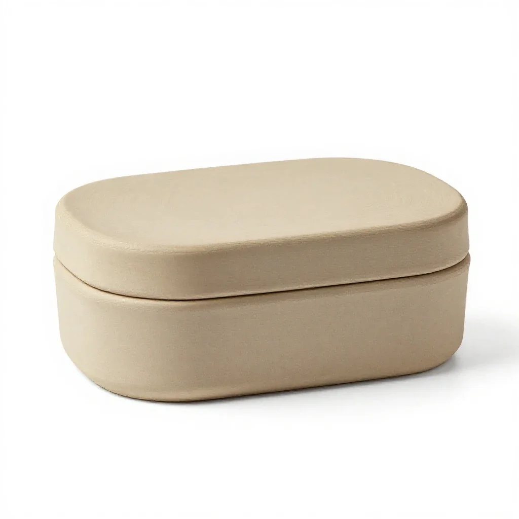 Bento lunch box isolated on a white background