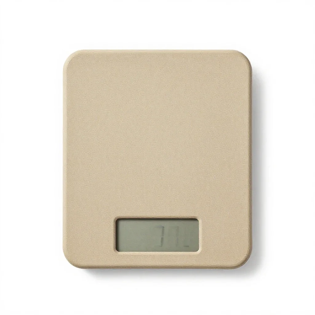 Kitchen scale isolated on a white background