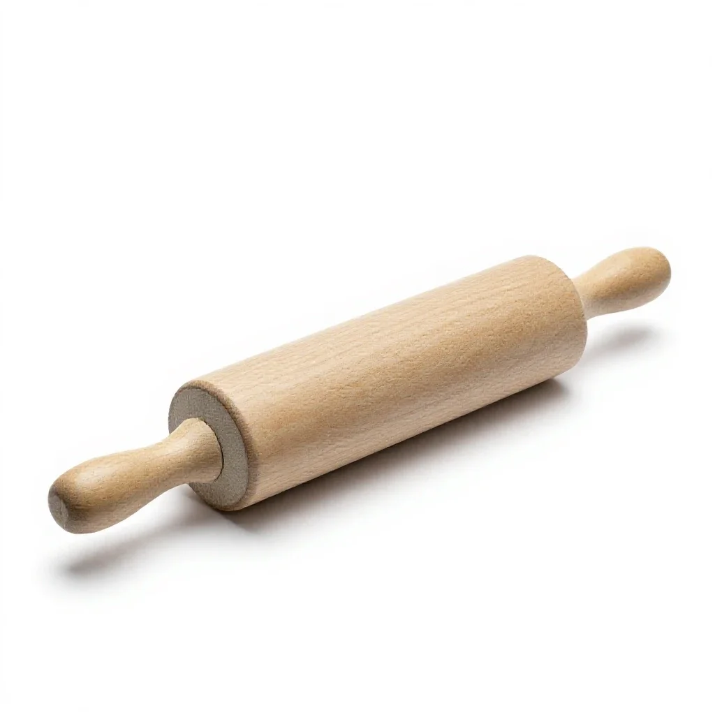Rolling pin isolated on a white background