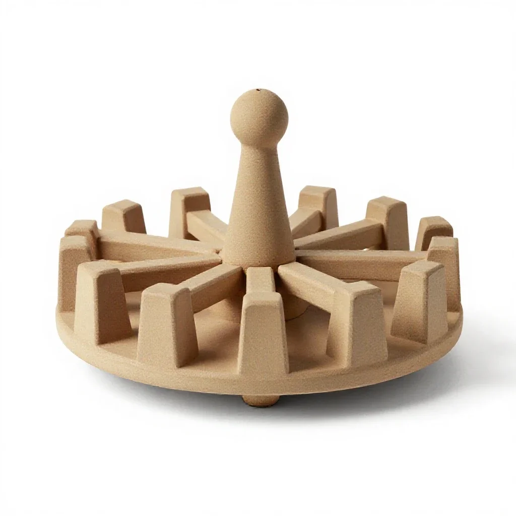 Spice rack carousel isolated on a white background